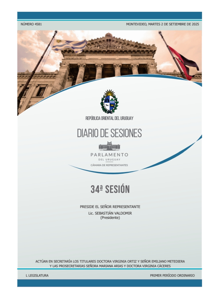 DIARIO DE SESIONES DE LA CAMARA DE REPRESENTANTES del 02/09/2025